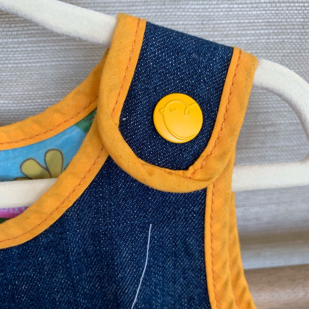 Little Bird Denim Dress w/ pockets 18-24mo - Picture 3 of 7